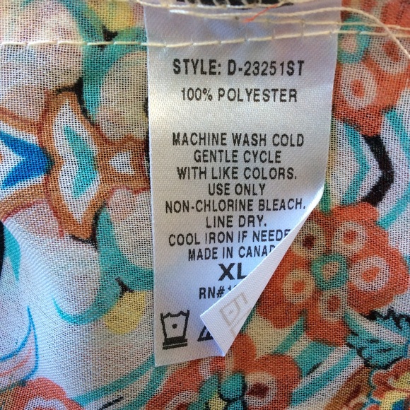 Como Vintage XL Tribal Boho Kimono Duster - Picture 8 of 8